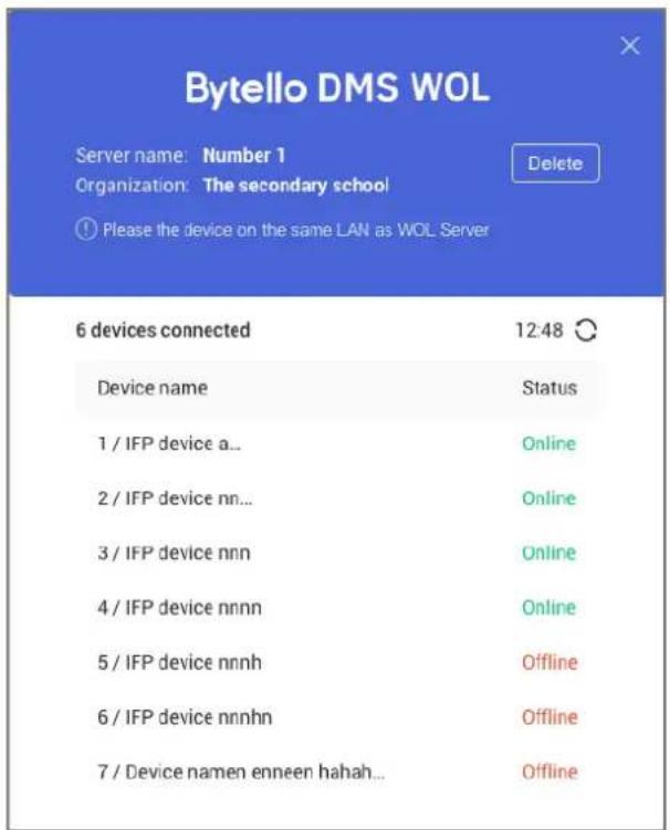 V7 IFP6501 - CONFIGURATION DU SERVICE BYTELLO WOL - 2