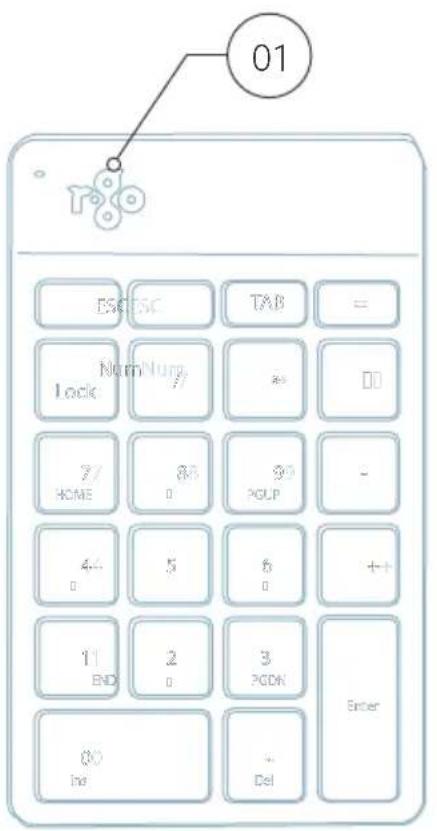R-Go Tools Numpad Break - ergonomiczna klawiatura numeryczna - 2