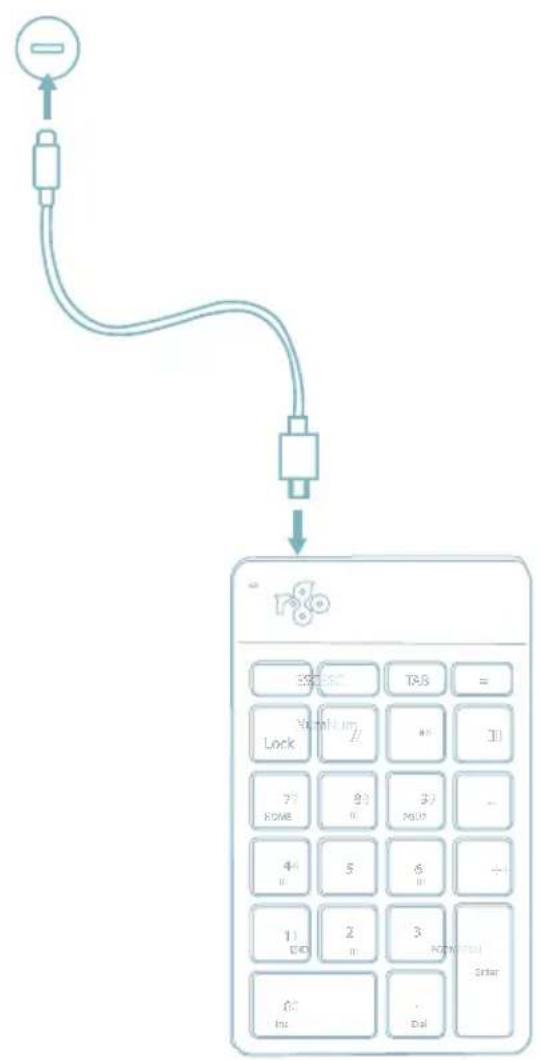 R-Go Tools Numpad Break - tastierino numerico ergonomico - 4