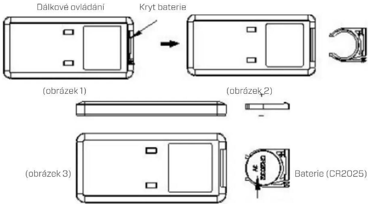 Clean Air Optima CA606W - Výměna baterií v dálkovém ovládání - 1