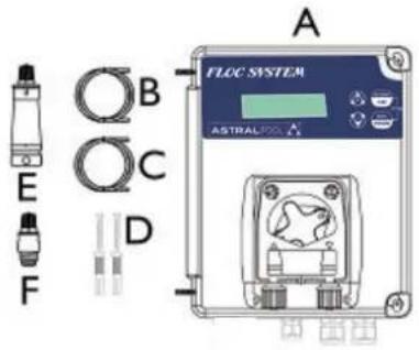 ASTRALPOOL Floc System - Contenu de l'emballage : - 1