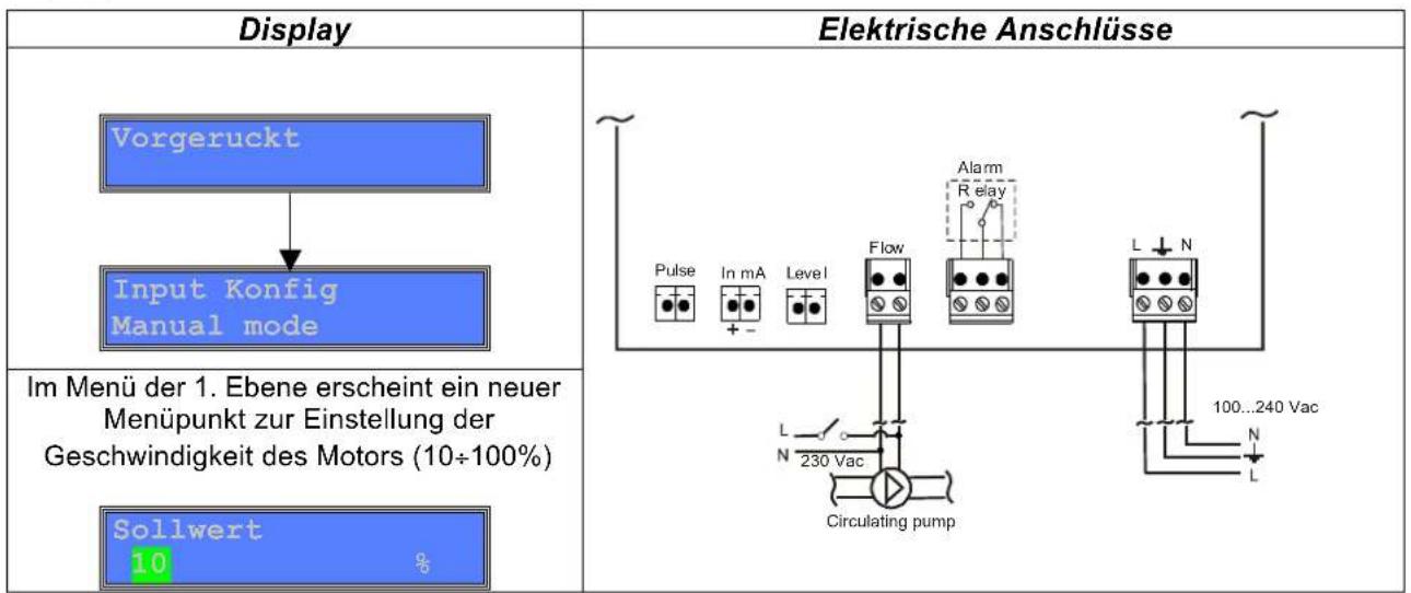 ASTRALPOOL Floc System - Dosiermodus-Konfiguration: - 1