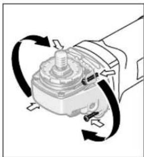 BOSCH GWS 600 220 V Professional - Memutar tepala mesin - 1