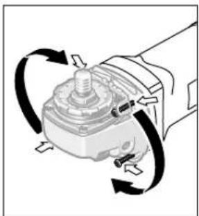 BOSCH GWS 600 220 V Professional - 旋轉機頭 - 1