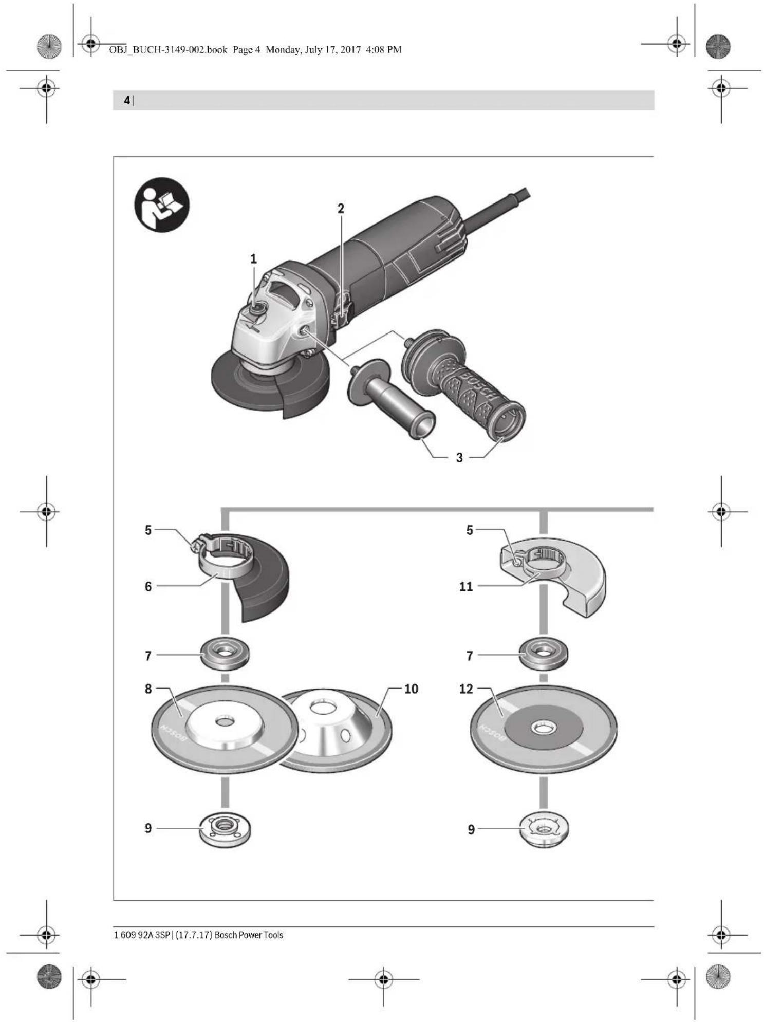 BOSCH GWS 600 220 V Professional - GWS 670 Professional - 4