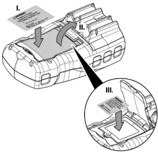 TROTEC BE52 - Mise en place des étiquettes d'avertissement - 1