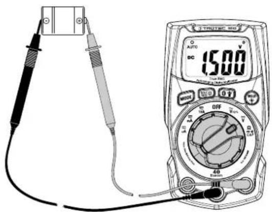 TROTEC BE52 - Mesure de tension continue - 1