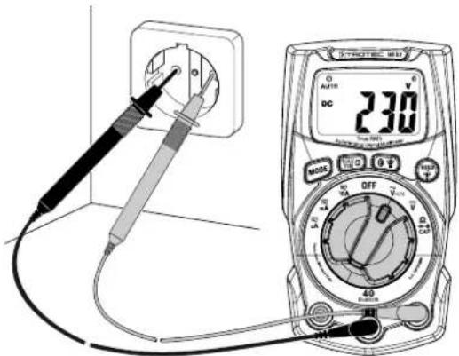 TROTEC BE52 - Mesure de tension alternative - 1