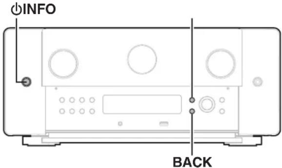 MARANTZ AV 10 - Réinitialisation des réglages d'usine - 1