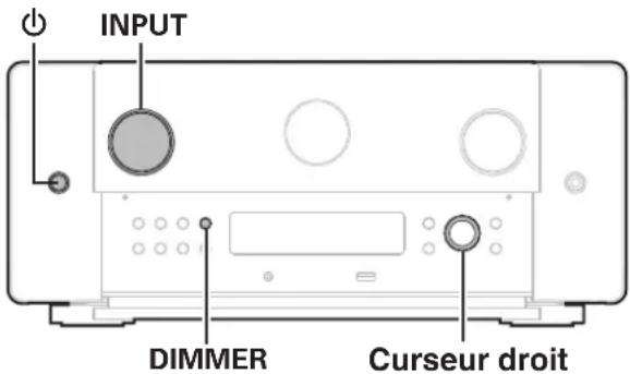 MARANTZ AV 10 - Réinitialisation des réglages du réseau - 1