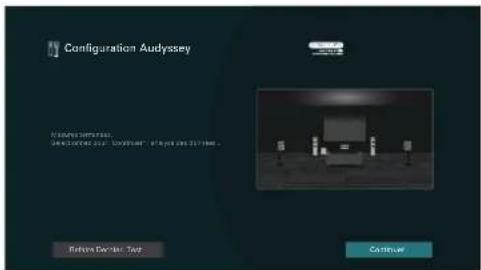 MARANTZ AV 10 - Sélectionnez "Continuer" et appuyez ensuite sur ENTER. - 1