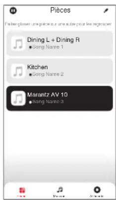 MARANTZ AV 10 - ■ Sélectionner une pièce/un dispositif - 2