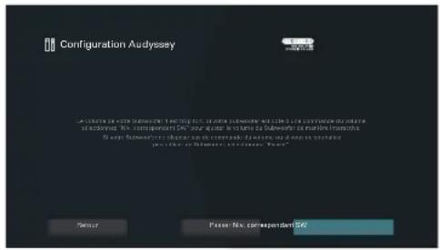MARANTZ AV 10 - ■ Message d'erreur concernant le niveau du subwoofer et modalités d'ajustement - 1