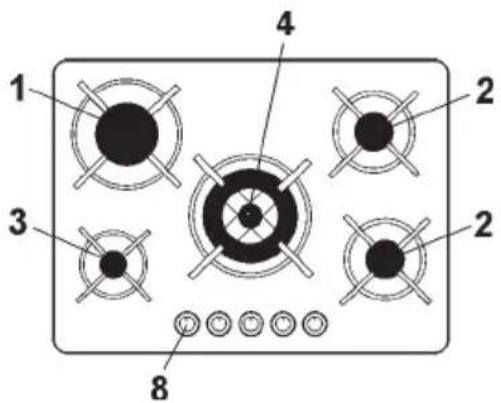 Glem Gas GV955HBK - MODELO - 5