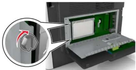LEXMARK MS510 - Installation d'un disque dur sur l'imprimante - 4