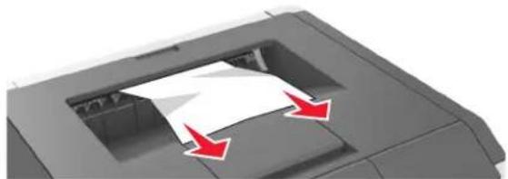 LEXMARK MS510 - Bourrage papier dans le réceptacle standard - 1