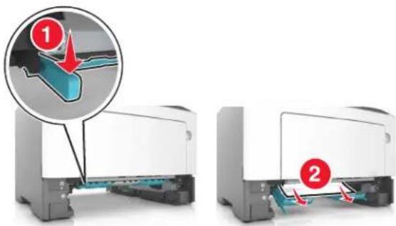 LEXMARK MS510 - Bourrage papier dans l'unité d'impression recto verso - 2