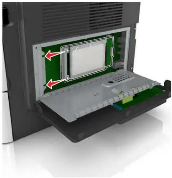LEXMARK MS510 - Installation d'un disque dur sur l'imprimante - 3