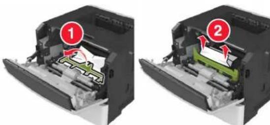 LEXMARK MS510 - Bourrage papier derrière la porte avant - 5