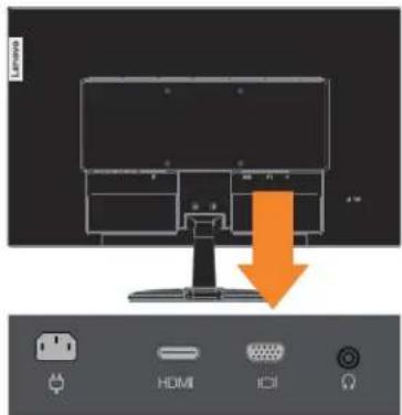 LENOVO C2425 - Connexion et mise en marche de votre moniteur - 2