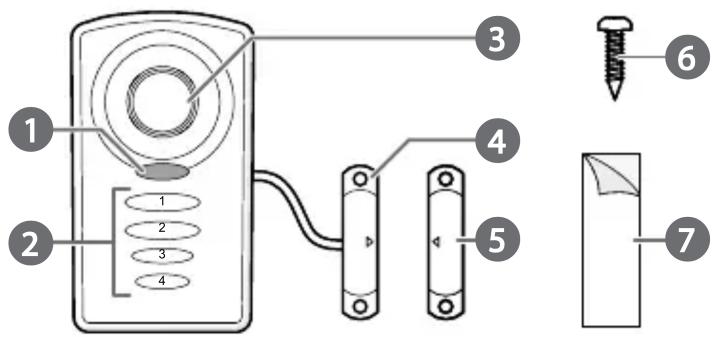 NEDIS ALRMD30WT - Quick start guide - 1