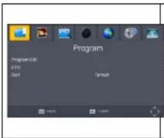 Valueline VLSDVBS2FTA1 - Menu - 1