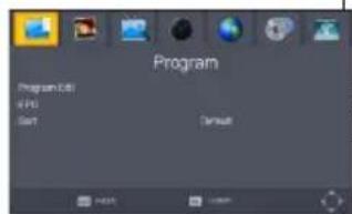Valueline VLSDVBS2FTA1 - Menu - 1