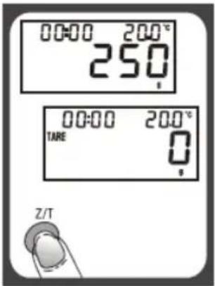 KONIG HCKS32N - Fonction « ZERO » (zéro) ou « TARE » (TARE) - 3