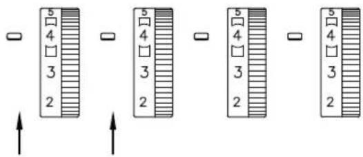 ALFA Style 8708 - Table de réglage de la tension (2 aiguilles, 4 fils) - 2