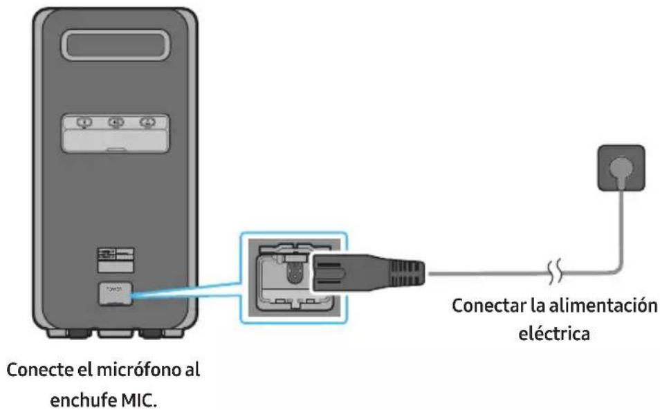 SAMSUNG MXST90B - Conectar la alimentación eléctrica - 1