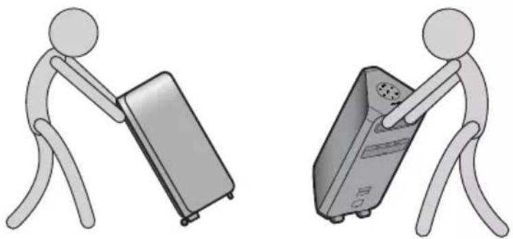 SAMSUNG MXST90B - Transportar o sistema - 4