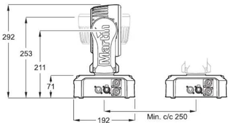 MARTIN MAC 101 CT - Dimensions - 2