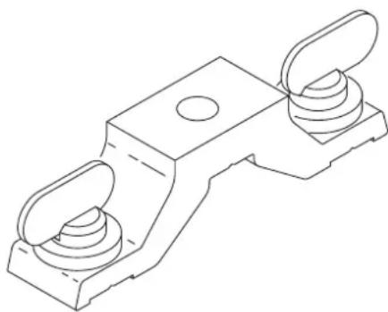 MARTIN MAC 350 Entour - Accroche du projecteur sur une structure - 2