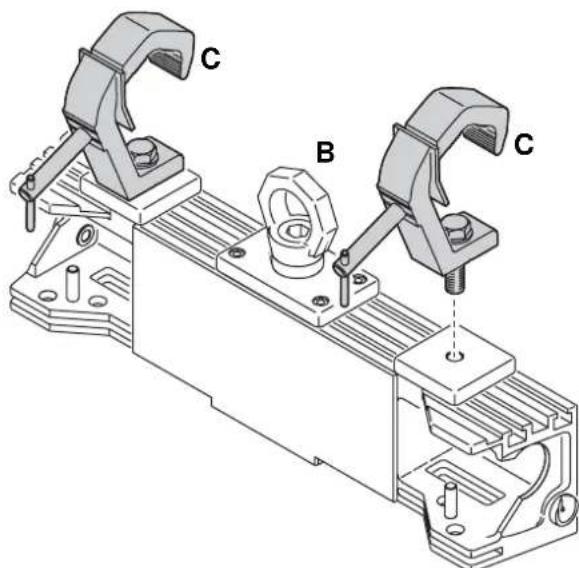 MARTIN EC10 - Méthode 1: suspension de colonnes simples sous un pont - 1