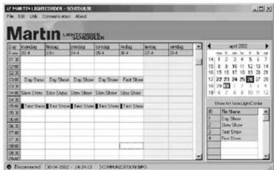 MARTIN LightCorder - Configuration de la programmaticn - 7