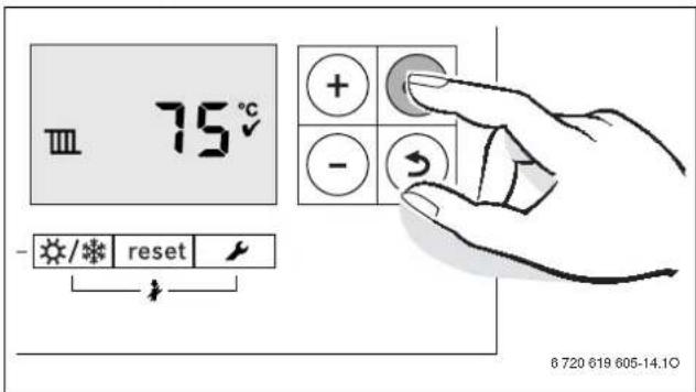 75°C - / * reset 6 720 619 605-14.10