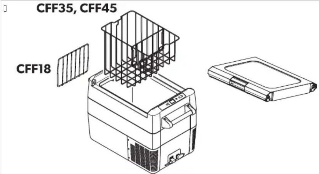 DOMETIC CFF20 - От¡ tWTRЯВ TRQ RT кМШРОЦТТ b¡ ТмМ 3T CFF35 O CFF45c O WT3UQPOТQPЯ b¡ ТмМ 3T CFF18c - 2