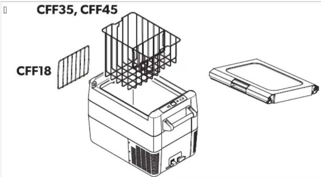 DOMETIC CFF20 - 87bratie ( ržia4a na pohs re biba mo( el CFF12c - 2