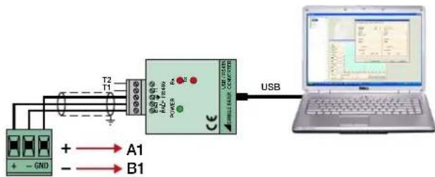Camille Bauer Sineax V604s - Pour déterminer quel port COM a été assigné au convertisseur RS485 (si nécessaire), procédez comme suit: - 3