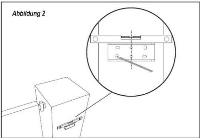 CHAMBERLAIN CHAA250EVC - Montage der Pfostenhalterung - 1