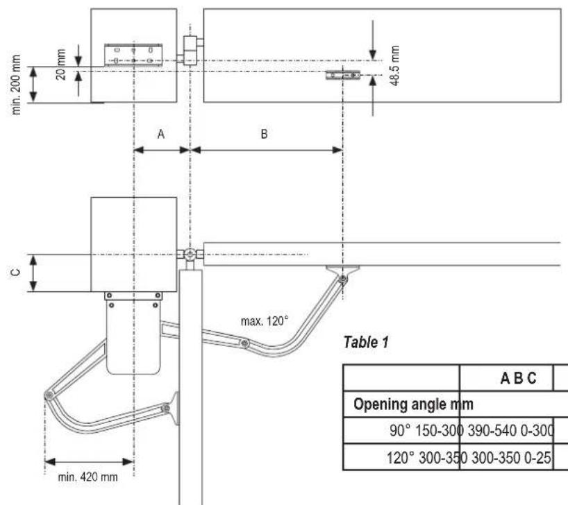CHAMBERLAIN CHAA250EVC - MECHANICAL INSTALLATION - 3