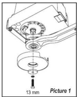 CHAMBERLAIN CHAA250EVC - Operator Arm Mounting - 1