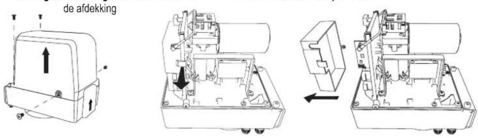 CHAMBERLAIN CHAA250EVC - Installatie van het bedieningspaneel en bedrading van de motor - 1