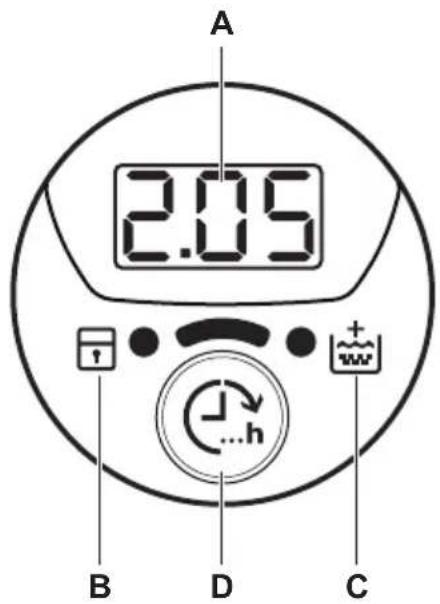 FAURE FWQ61228DS - AFFICHAGE - 1