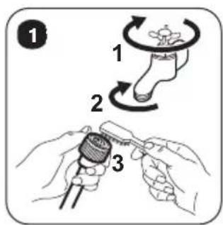 FAURE FWQ71435DS - NETTOYAGE DU FILTRE DU TUYAU D'ARRIVÉE D'EAU - 1