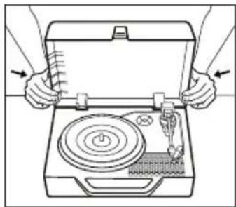 Victrola ReSpin VSC725 - Couvercle / porte-disque - 2