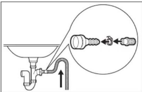 FAURE FWF84405GR - Vidange de l'eau - 5