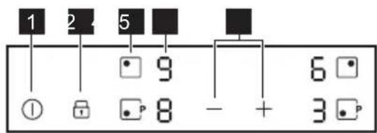 FAURE FITK641K - Configuration du bandeau de commande - 1