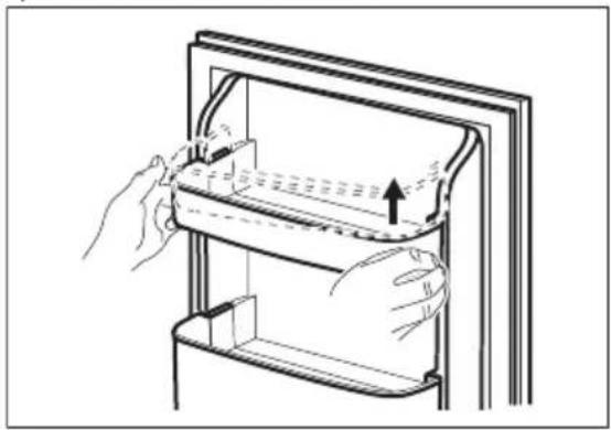 FAURE FXAN9FW0 - Retrait et installation du balconnet de porte - 1