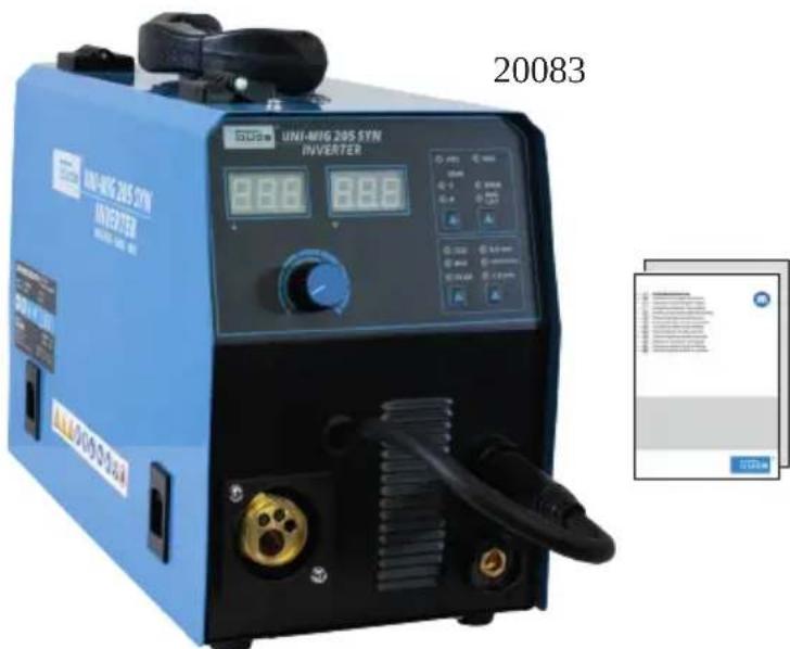 Güde UNI MIG 205 SYN - Lieferumfang - 2